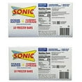 thumbnail image 3 of SONIC Freezer Pops Pack Of 2 Boxes - 2 Flavors: Ocean Water & Cherry Limeade! Naturally & Artificially Flavored! Delicious and Refreshing Ice Pops (2 x 10ct boxes), 3 of 3