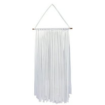 CMrtew ‌Baby Girl Hair Clip Holder Wall-Mounted Bow Organizer for Nursery & Kids Room Decor Adorable Hair Accessory Storage with Ribbon Hanging Display