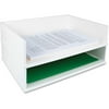 Victor Technology Stacking Letter Tray, White (W1154)