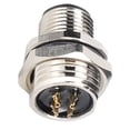 thumbnail image 3 of Conector de Zócalo Montado en Panel, Adaptador de 4 Pines Adaptador de Enchufe de Enchufe Conector Impermeable Al Conector para la Instalación para la Industria, 3 of 7