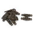thumbnail image 1 of Unique Bargains Home Metal Vintage Style Mounting Toggle Latch Buckle Bronze Tone 5 Sets, 1 of 5