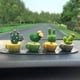 thumbnail image 4 of 1/4 pieza de miniplanta verde con forma de cactus suculento con forma de cabeza de resina para sacudir el cuerpo, para manualidades, para el hogar, la oficina y el coche, accesorios de decoración inte, 4 of 5