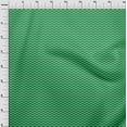 thumbnail image 4 of oneOone Cotton Cambric Green Fabric Chevron Sewing Fabric By The Yard Printed Diy Clothing Sewing Supplies 56 Inch Wide, 4 of 4