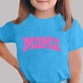 thumbnail image 2 of Zpanxa T-Shirts pour Tout-Petites Fille Imprimé Fête des Mères Col Rond Manches Courtes Haut Polyester Spandex 7-8 Ans, 2 of 5