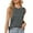 Dark Gray, variant on Women Plus Size Tank Tops Camisole Women's Round- Neck Solid Color Top Tank Top Bodysuit for Women