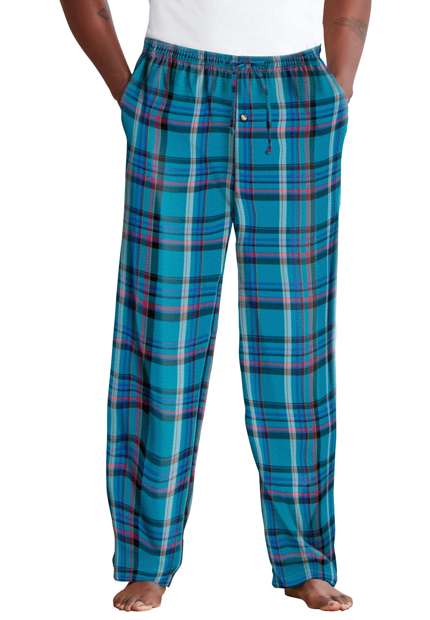 DARESAY Multipack of Men’s Microfleece Pajama Pants/Lounge Wear with Pockets