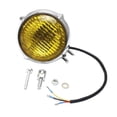 thumbnail image 5 of koolsoo 2X Lampe de Phare de Moto 4 Pouces Ambre pour Bobber Chopper +jaune, 5 of 5