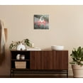 thumbnail image 4 of Let Us Adore Him Pine Sparkle Bow 12 x 12 Glass Wall Hanging Sign, 4 of 4