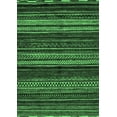 thumbnail image 1 of Ahgly Company Indoor Rectangle Oriental Emerald Green Modern Area Rugs, 5' x 7', 1 of 4