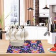 thumbnail image 6 of Dish Drying Mat Microfiber Kitchen Dish Pad Counter Absorbent Drainer Rack 12"x18" Vibrant Floral Flower Damask, 6 of 6