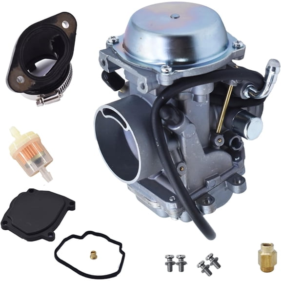 SHZAITOR Carburetor Carb with Intake Boot Replacement for Polaris Sportsman 400 2001-2014/500 1996-2000 Replacement for Polaris Big Boss 500 1998-1999 / Scrambler 500 1997