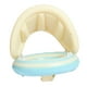 thumbnail image 5 of Flotador de piscina para bebés con dosel, anillo de natación para niños, nadadores principiantes y bebés Azul, 5 of 8