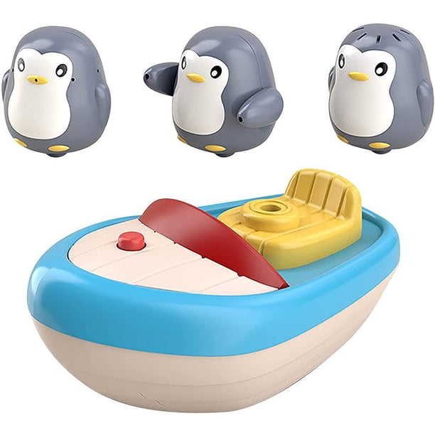 Juguete De Baño Flotante Para Niños, Juguete De Agua Rociada Con Luz Y Música, Juguete De Rociador De Bañera, Juguete De Coordinación Mano-Ojo Para Baño De Piscina Y Bañera Vogacara FN005988-00