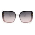thumbnail image 2 of 90s Diva Womens Rectangle Butterfly Plastic Designer Sunglasses White - Pink Smoke, 2 of 4