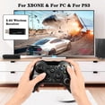 thumbnail image 2 of Wireless Controller for Xbox One, Xbox Controller with 2.4 GHz Wireless Adapter, Xbox One X/Xbox One S/PS3 and PC (Black), 2 of 5