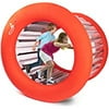 Giant Hamster Wheel Human | 65" Diameter | Inflatable Rolling Wheel | Outdoor Activities for Kids and Adults Families Playtime | Inflatable Outdoor Toys | Giant Inflatable Wheel (Red)
