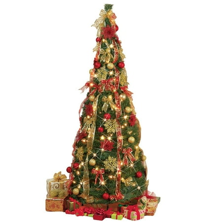 collapsible pop up christmas tree 6 ft with lights 6 ft collapsible pop up christmas tree 6 ft with lights 6 ft
