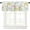 Wildflowers, variant on Harvest Pumpkin Kitchen Curtains Valances for Window,Tanksgiving Fall Curtains & Drapes Rod Pocket Maple Leaf Curtain Autumn Short Topper Valance for Kitchen Window Curtains Over Sink 54x18in,1 Panel