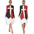 thumbnail image 3 of Vestido de baile de salón para mujer, moderno, lírico, para baile de graduación, baile de vals, coro, alabanza litúrgica cristiana, disfraz de adoración en la iglesia, 3 of 5