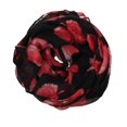 thumbnail image 4 of New Red Poppy Print Long Scarf Flower Beach Wrap Ladies Stole Shawl, 4 of 6