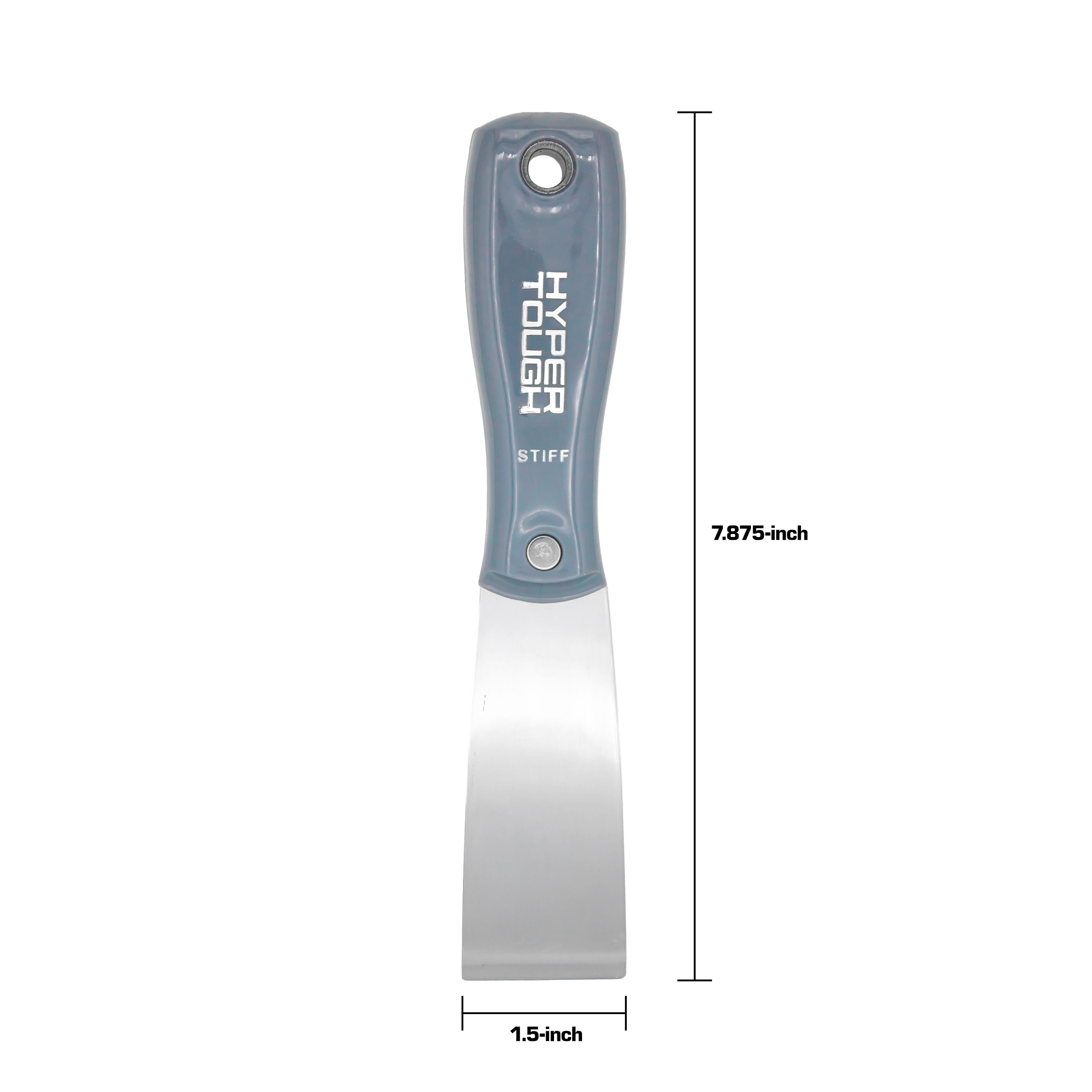 Hyper Tough 1.5-Inch Stiff Putty Knife with Ergonomic Handle