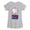 HEATHER GREY, variant on Instant Message - Baseball Video Game Press Play - Youth Girls Fitted Short Sleeve T-Shirt