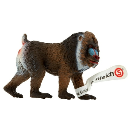 Mandrill Animal - Schleich Mandrill Male Toy Animal 3+