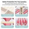 thumbnail image 3 of Easter Travel Portable Square Jewelry Organizer Box - Earring Holder, Ring, Necklace, Bracelet Storage - Suitable for Girls and Women - Jewelry Stand, Jewelry Boxes, 3 of 6