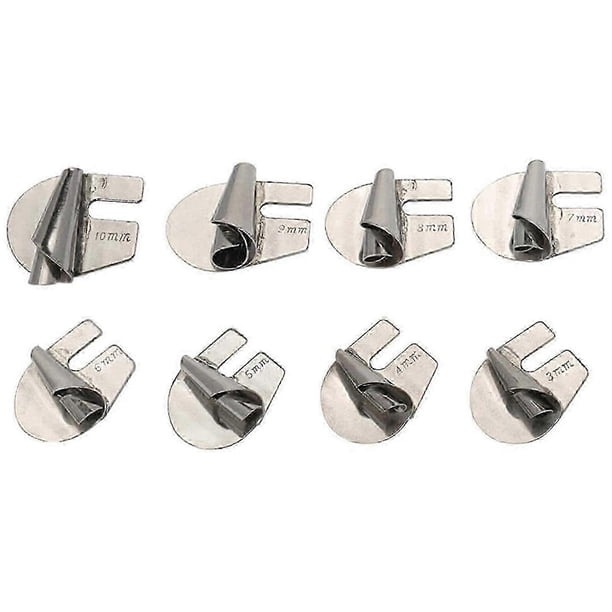 Sewing Rolled Hemmer Foot, 3-10MM Wide Rolled Pressure Foot, Sewing Machine Presser Foot Hemmer Foot, Hemmer Attachment Folder Curler Parts, Universal