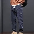 thumbnail image 4 of Pantalon Cargo pour Homme en Coton, Pantalon de Travail Décontracté, Pantalon Jogger Léger, Pantalon de Plein Air pour la Randonnée, Pantalon de Survêtement, Pantalon, 4 of 5