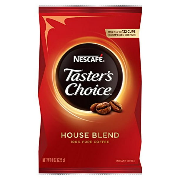 Nescafe Instant Coffee, Taster's Choice Light Roast House Blend, 8
