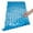 Clear Blue, variant on Semfri Pebble Bath Tub Shower Mat 35 x 16 inch Non Slip Bathtub Mat for Bathroom Showers with Drain Holes and Suction Cups Black