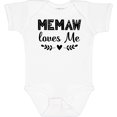 thumbnail image 3 of Inktastic My Memaw Loves Me Boys or Girls Baby Bodysuit, 3 of 5