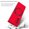 thumbnail image 2 of Allytech Magntic Case for Samsung Galaxy Z Fold 3, Compatible with Magsafe Wireless Charging Support Drop Proof Anti-Scratch Shockproof Slim Case Cover for Samsung Galaxy Z Fold 3 - Red, 2 of 9
