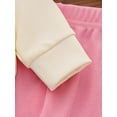 thumbnail image 4 of HWJAD Toddler Baby Girl Clothes 6 9 12 18 24 Months 3 Years Fall Outfits Daddy's Girl Long Sleeve Sweatshirt Tops + Pants + Headband Set, 4 of 10