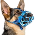 thumbnail image 1 of Dog Muzzle, Silicone Basket Muzzle For Small Medium Large Dogs, Soft Cage Muzzle Prevent Biting Chewing, Allow Drinking Panting,_Special Gift, 1 of 5