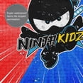 thumbnail image 6 of Ninja Kidz Shower Curtain Sets, Funny Bathroom Shower Curtains, Waterproof Fabric for Bathroom Decor Bathtub with 12 Hooks 72 x72 Inch, 6 of 8