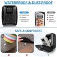 thumbnail image 3 of Key Box Wall Mounted Large Key Box Secure Waterproof Outdoor Key Box with 12 Code Rustproof Weather, 3 of 5