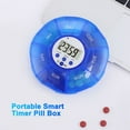 thumbnail image 5 of Storage box,Alarm Clock Pill Box Dispenser Pill Box Medicine Pill Pill Reminder Convenient Medicine - Includes Pill - Box Box - Medicines Reminder Box - With Alarm Box Alarm Dispenser Box, 5 of 5