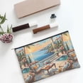 thumbnail image 6 of Cauagu Coastal Style Garden Villa for Tyvek Makeup Bag,Reusable Travel Cosmetic Bag Women Organizer Toiletry Bag Birthday,Gifts for Women Girlfriend Mom Teacher 6.5’’*8.9’’, 6 of 7