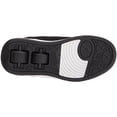 thumbnail image 3 of Heelys Unisex Kids Dual Up X2 Wheeled Skate Shoe, Adjustable Strap, Black/White, Size 1, 3 of 4