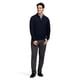 thumbnail image 3 of Suéter IZOD Essentials Premium para Hombre con Cierre Cuarto, Azul Marino XXL, 3 of 4