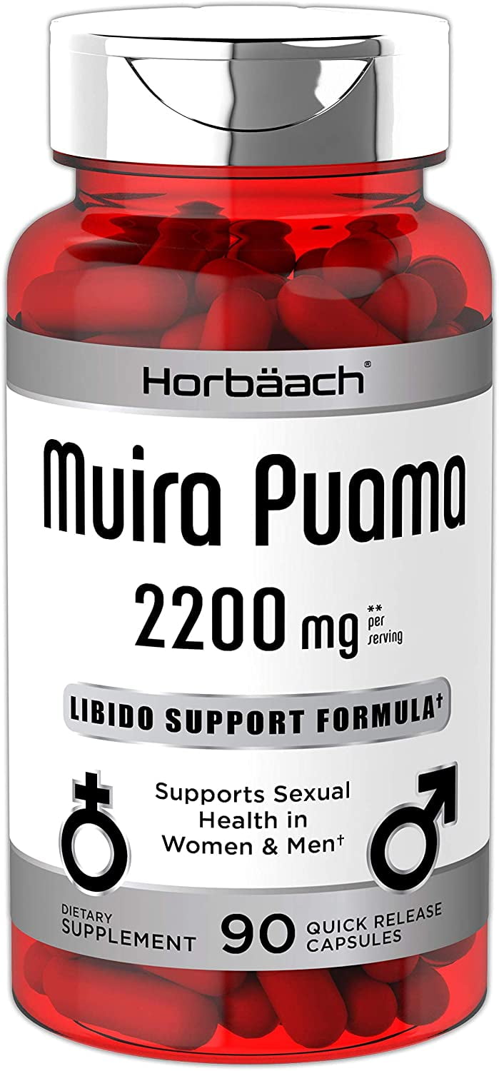 Muira Puama Extract 2200 mg 90 Capsules Non GMO, Gluten Free