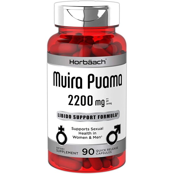 Muira Puama Extract 2200 mg 90 Capsules Non GMO, Gluten Free