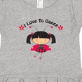 thumbnail image 4 of Inktastic I Love to Dance Ladybug Girls Toddler Dress, 4 of 5