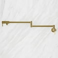thumbnail image 7 of Ivy Retractable Wall-Mounted Pot Filler in Brushed Gold, 7 of 7