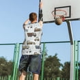thumbnail image 5 of Naloa Tractor and Dumper Basketball Jersey Reversible Men's Mesh Athletic Sports Shirts Training Practice S-4XL4X-Large, 5 of 6