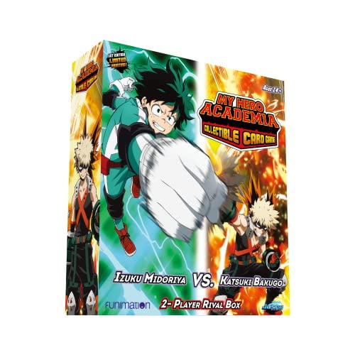 My Hero Academia Collectible Card Game: Izuku Midoriya vs. Katsuki Two Player Rival Decks - Trading Card Game for Adults and Teens - Ages 14+ - 2 Players - Avg. Playtime 45+ Mins - Made by Jasco Games