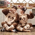 thumbnail image 1 of Pijama con dibujos de animales para mujer, ropa de dormir con capucha, de manga larga, para fiesta de Navidad y Casa, Unisex, 1 of 4