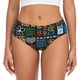 thumbnail image 1 of Balery Happy Father Day Ropa Interior de Algodón para Mujer con Dibujo – Braguitas Cómodas y Elásticas, Estilo Clásico-X-Large, 1 of 6